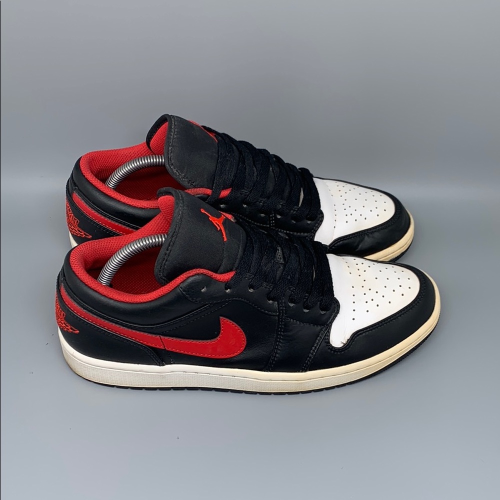 Jordan 1 Low White Toe Shoes 553558-063 Men’s Sz‎ 10